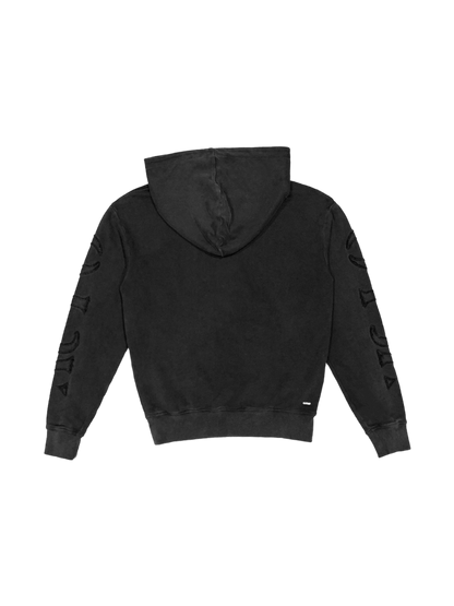 Washed Black Auto Hoodie