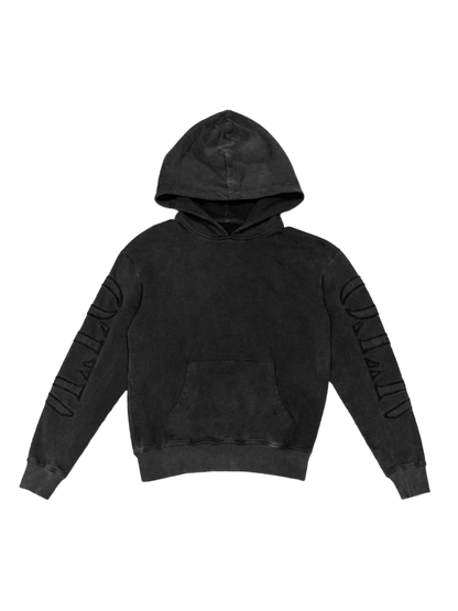 Washed Black Auto Hoodie