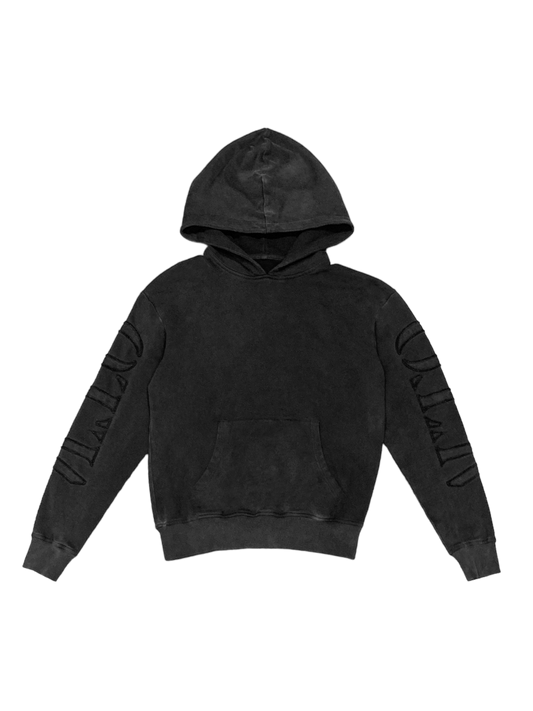 Washed Black Auto Hoodie