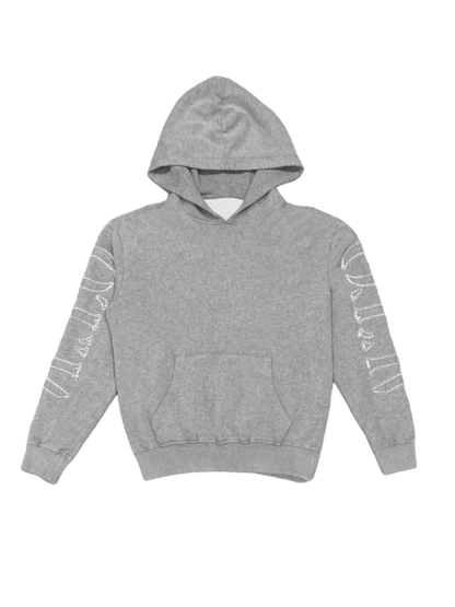 Washed Grey Auto Hoodie