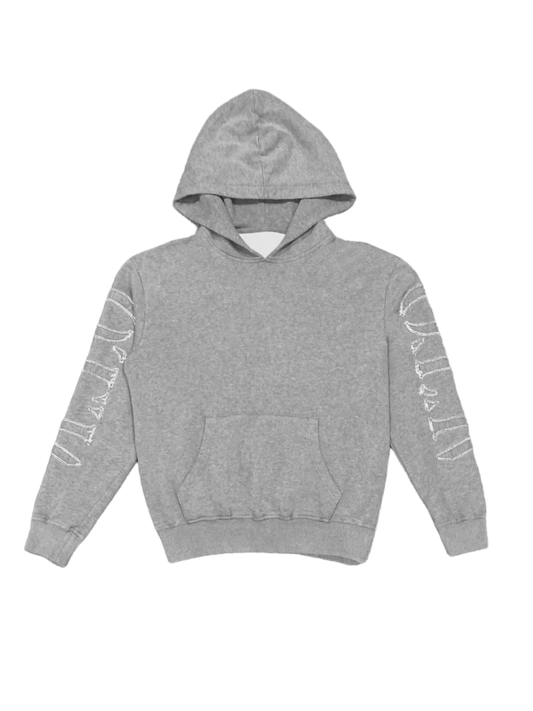 Washed Grey Auto Hoodie