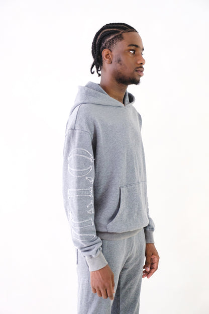 Washed Grey Auto Hoodie